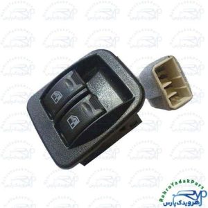 کلید شیشه بالابر یک پل راست پراید 131 و 132 ( X100 )