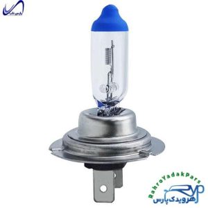 لامپ چراغ جلو دو فیش پرشیایی پارس تاب H7 (100W HD)